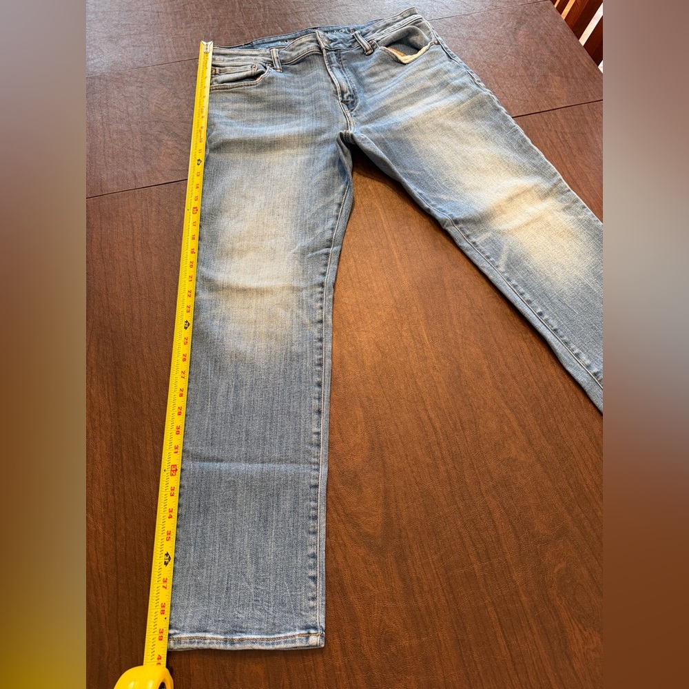 American Eagle Outfitters Men's Slim Straight Ne(x)t Level Airflex Jeans 36x32 - Picture 11 of 12